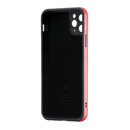 Чохол Jinduka Leather Protected Camera iPhone 11 Pro Max Red - мініатюра 3