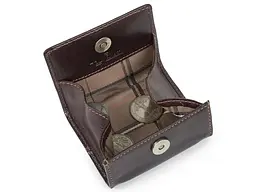 Жіноча монетниця натуральна шкіра Italico 1445L Коричнева 9x7.5x2 см TONY PEROTTI acs0032565