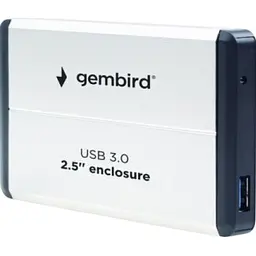 Зовнішня кишеня Gembird 2.5` USB 3.0 Silver (EE2-U3S-2-S) [124679]