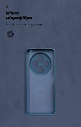 Чехол ArmorStandart ICON для Xiaomi Redmi 17C 4G Camera cover Dark Blue - миниатюра 4