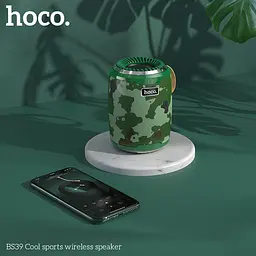 Портативна акустика Hoco Cool sports BS39 бездротова червона - мініатюра 9
