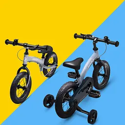 Велосипед - біговел Qplay Miniby 3 в 1 Grey (CB01MiniByGrey) - мініатюра 3