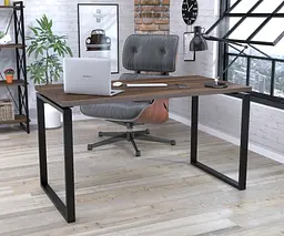 Письмовий стіл Loft Design Q-135-36 Black (Горіх Модена)