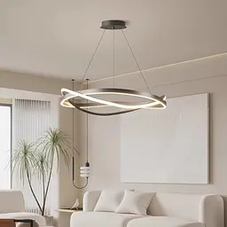 Стильна підвісна LED-люстра Art 2463/600 BK - мініатюра 3