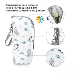 Портативна термосумка для дитячих пляшечок бутилочок дитячого харчування Comfort Line термос підігрів грілка апарат дитячої суміші - мініатюра 3