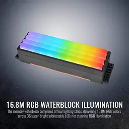 СВО Thermaltake Floe RC240 CPU & Memory AIO Liquid Cooler (CL-W271-PL12SW-A) - мініатюра 7
