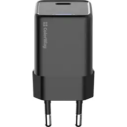 Зарядний пристрій ColorWay GaN Mini 25W PD Port PPS USB-C black (CW-CHS052PD-BK) - мініатюра 2