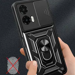 Панель BeCover Military для Motorola Moto G35 Black (713089) - мініатюра 5