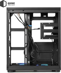 Корпус QUBE AQUARIUM ARGB BLACK AQUARIUM_GBNU3 - мініатюра 5