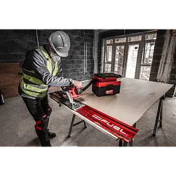 Пила дискова занурювальна акумуляторна безщіткова MILWAUKEE, M18 FPS55-0P, Ø165мм (каркас, PACKOUT) - мініатюра 9