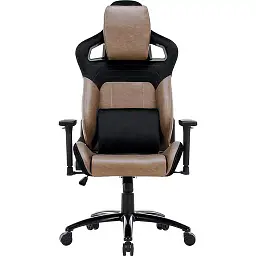 Геймерське крісло GT Racer чорне з коричневим (X-2420 Black/Brown)