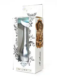 Анальна пробка - Jewellery Silver Plug Light Blue L - мініатюра 8