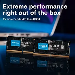 Модуль пам'яті для ноутбука SoDIMM DDR5 8GB 5600 MHz Micron (CT8G56C46S5T) - мініатюра 2