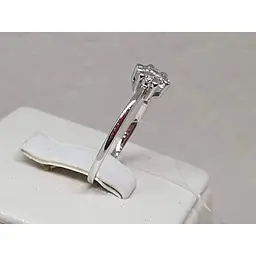 Срібне кільце Qvaliz з фіанітами. 90100596 16,5 - мініатюра 3