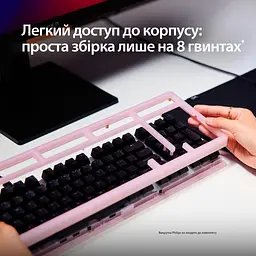 Клавіатура HyperX Alloy Origins 2 1800 103key Red USB-A Hot-Swap EN/UA RGB Black (B4QS4AA) - мініатюра 11