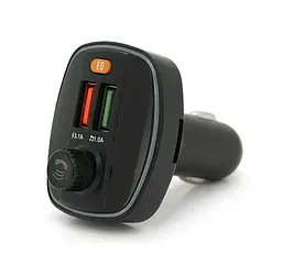 Автомобільний FM-трансмітер-модулятор Bluetooth Voltronic FMQ18EQ 3,1 А, USB, TF - мініатюра 2