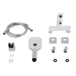 Змішувач для ванни Qtap Gemini (з душовим гарнітуром) QTGEM259CRW45683 Chrome/White - мініатюра 6
