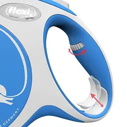 Рулетка Flexi New Comfort для собак стрічка розмір L 8 м синя - мініатюра 4