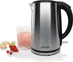 Gorenje Електрочайник, 1,5л, підвійні стінки, Strix контроль, нерж. - мініатюра 10
