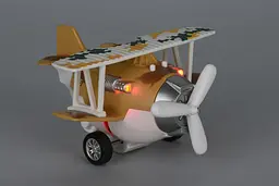 Літак Same Toy Aircraft, зі світлом та музикою, коричневий (SY8015Ut-3) - мініатюра 2
