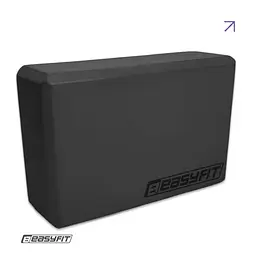 Блок для йоги EasyFit EVA Чорний