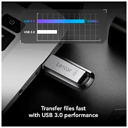 USB флеш накопичувач Lexar 256GB JumpDrive M400 USB 3.0 (LJDM400256G-BNBNG) - мініатюра 5