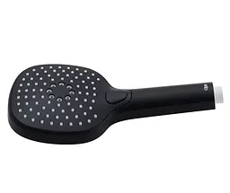 Душова система універсальна Qtap Sloup Black Matt термостатична з полицею QTSL57T105VNKBB - мініатюра 5