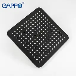Душова система з термостатом Gappo G2491-6, вилив - перемикач на лійку, чорний, Чорний матовий - мініатюра 6