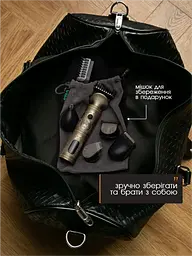 Тример для бороди VGR STYLISH PROFESSIONAL SET 5 Вт 16 насадок , Чохол у подарунок - мініатюра 11