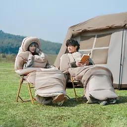 Спальний мішок овальний Naturehike PS200 CNK2350WS026, бежевий - мініатюра 2