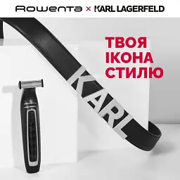 Тример для бороди та вусів Rowenta Karl Lagerfeld Forever Forever Sharp TN602LF0 - мініатюра 3