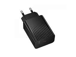 Мережевий зарядний пристрій Borofone BAS75A 30 W USB Type-C to Lightning cable Black (6941991122835) - мініатюра 3