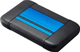 Зовнішній жорсткий диск Apacer AC633 1 TB Speedy Blue X Tough Black [AP1TBAC633U-1] [70272] - мініатюра 3
