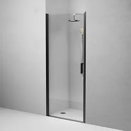 Душові двері AM.PM Gem 90x195 прозоре скло black matt W90UG-090-1P-195BT - мініатюра 2