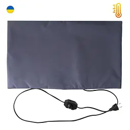 Грелка електрична ЕК 4\220 30Вт сіра електрогрілка килимок з підігрівом 32х53см - мініатюра 2