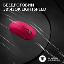 Миша Logitech G Pro X Superlight 2 Lightspeed Wireless Magenta (910-006797) - мініатюра 6