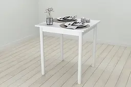Стіл кухонний Ferrum-decor Агата 75x70x70 Білий ДСП Біле 16мм (FRD-106239) - мініатюра 2
