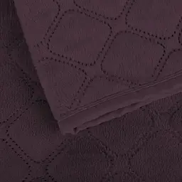 Покривало ТЕП Velour бордо ромб прямий 220 x 240 см (4-00517_21765) - мініатюра 2