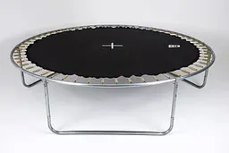 Батут Hop-Sport 8ft (244см) синій з зовнішньою сіткою - мініатюра 3