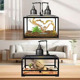 Тримач для ламп Repti-Zoo Dual Light Bracket LH023D подвійний кронштейн для тераріуму 360° - мініатюра 8