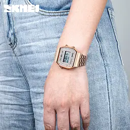 Наручний годинник жіночий 1808RG Rose Gold Skmei acs0030577 - мініатюра 3