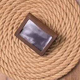Зручна обкладинка на автодокументи у вінтажній шкірі Україна Grande Pelle 16710 коричнева - мініатюра 9