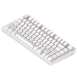 Клавіатура Dark Project ALU81 Terra Nostra PBT RGB Mech G3MS Moonstone White (DPKB_NOSTRA_81_ANSI_WHITE_UA) - мініатюра 3