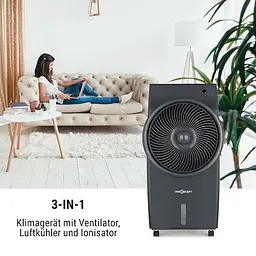 Охолоджувач повітря OneConcept Kingcool 4-в-1 Сірий (10031342) - мініатюра 4