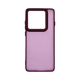Противоударный чехол для Motorola Edge 60 Pro 5G, Frame, бордовый, панель-накладка, термополиуретан TPU + поликарбонат PC, защита всего корпуса, защита кнопок и камеры, устойчив к деформациям, ArmorStandart (ARM86092)
