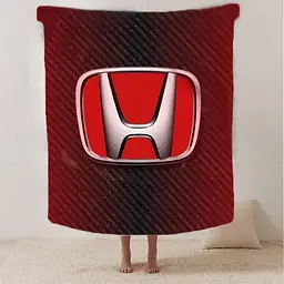 Плед плюшевий на подарунок 3D Honda №2 160х200 см - мініатюра 2