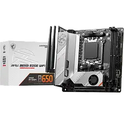 Материнська плата MSI B650I MPG Edge Wi-Fi Socket AM5 (MPG B650I EDGE WIFI) Б/В
