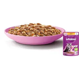 Вологий корм для кішок Whiskas Kitten Курка в желе 85 г (5900951302152) - мініатюра 3