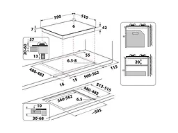 Газова варильна поверхня Whirlpool AKTL629NB1 - мініатюра 4