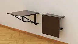 Стіл розкладний Олександр 3 Ferrum-decor 750x600x700 Чорний метал ДСП Венге Магія 16 мм (FRD-105630)